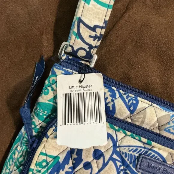 Vera Bradley Little Hipster Crossbody bag Quilted Santiago pattern (retired) - Picture 8 of 10